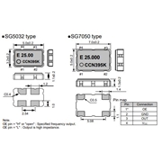 愛普生晶振,SG5032CCN晶振,TCXO振蕩器,SG5032CCN 25.000000M-HJGA3