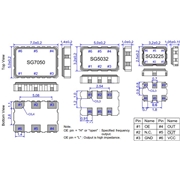 EPSON晶振,SG3225VAN晶振,有源六腳晶振,SG3225VAN 125.000000M-KEGA3