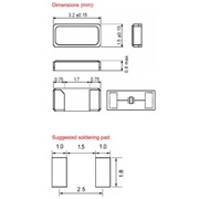 格耶晶振,KX–327NHT晶振,兩腳無(wú)源晶振
