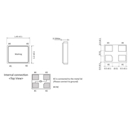 艾爾晶振,X07L-1612-24.000-100-BR2-100-GT1晶振,無源四腳晶振