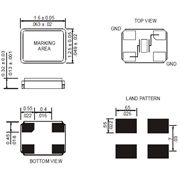 Rubyquartz晶振,R1612晶振,R1612-24.000-8-F-1530-TR晶振