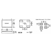 Bomar晶振,BC39晶振,BC39EFD120-10.000000晶振